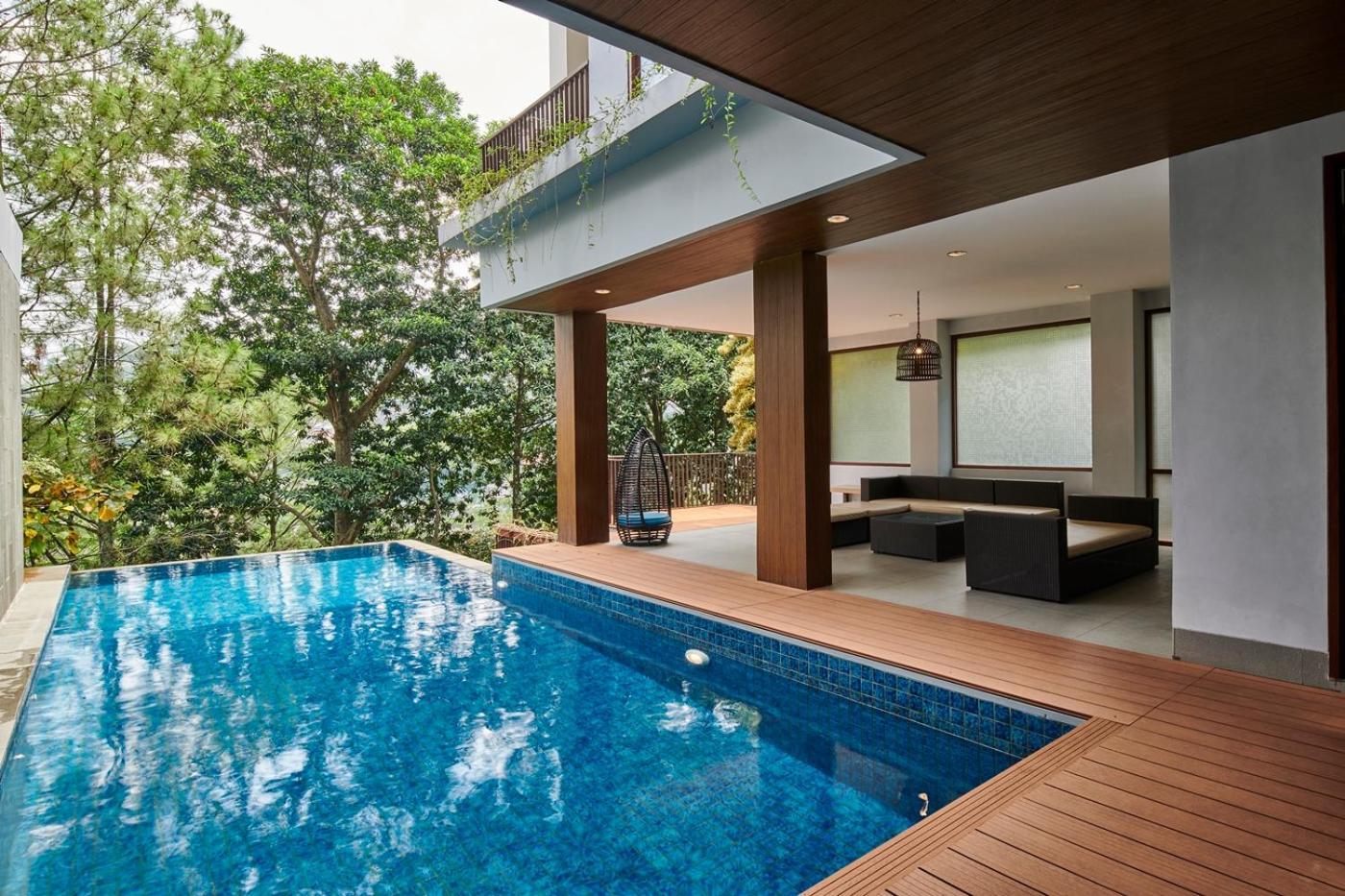 Asmaya Hill View Villa 7 Bedrooms With A Private Swimming Pool Бандунг Екстериор снимка